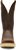 Front view of Double H Boot Mens Mens 12 inch Domestic Wide Square Toe Roper